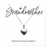 Grandmother Heart Necklace & Gift Card 615-Cdss-Nk