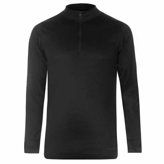 Campri Мъжко Термо Горнище С Цип Thermal Zip Top Mens Black Мъжки долни дрехи