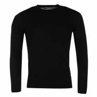 Campri Външен Слой Мъже Thermal Baselayer Top Mens Black Мъжки долни дрехи