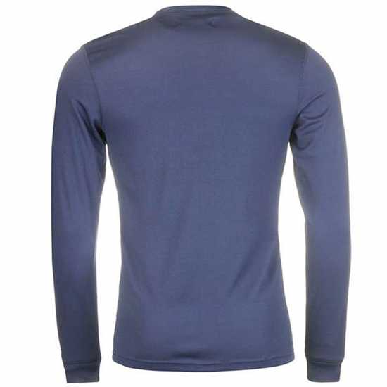 Campri Външен Слой Мъже Thermal Baselayer Top Mens Морска синьо 