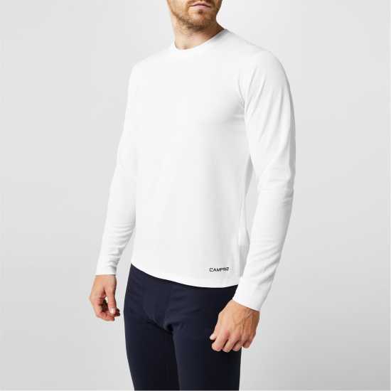 Мъжки долни дрехи Campri Външен Слой Мъже Thermal Baselayer Top Mens Бяло Campri Външен Слой Мъже Thermal Baselayer Top Mens Бяло Мъжки долни дрехи