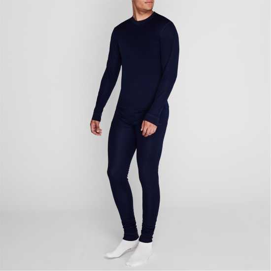 Campri Външен Слой Мъже Thermal Baselayer Top Mens Морска синьо Мъжки долни дрехи