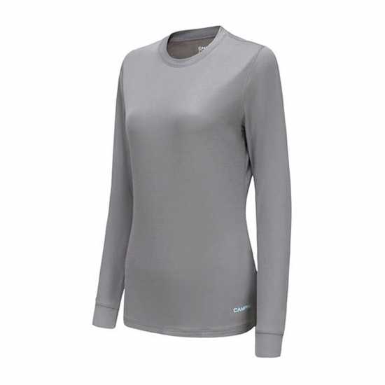 Campri Дамска Термо Блуза Thermal Top Ladies Grey Дамски долни дрехи