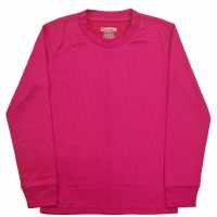 Sale Campri Thermal Baselayer Top Unisex Junior Pink Детски основен слой дрехи