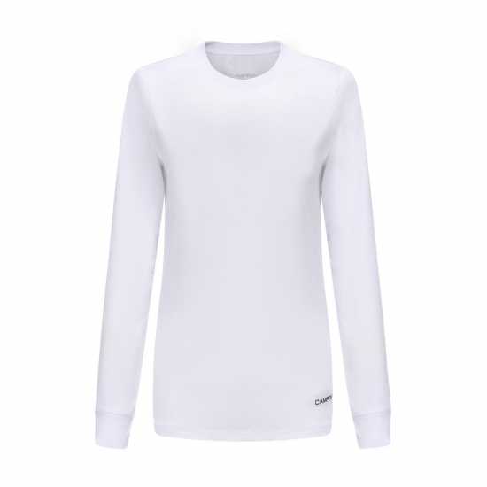 Campri Външен Слой Деца Thermal Baselayer Top Junior Бяло Детски основен слой дрехи