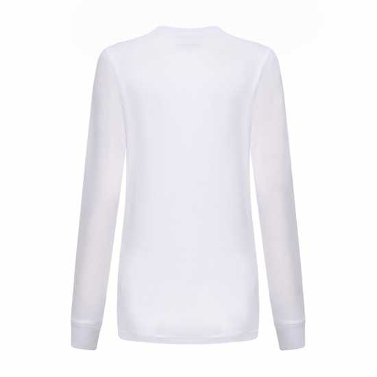 Campri Външен Слой Деца Thermal Baselayer Top Junior Бяло Детски основен слой дрехи