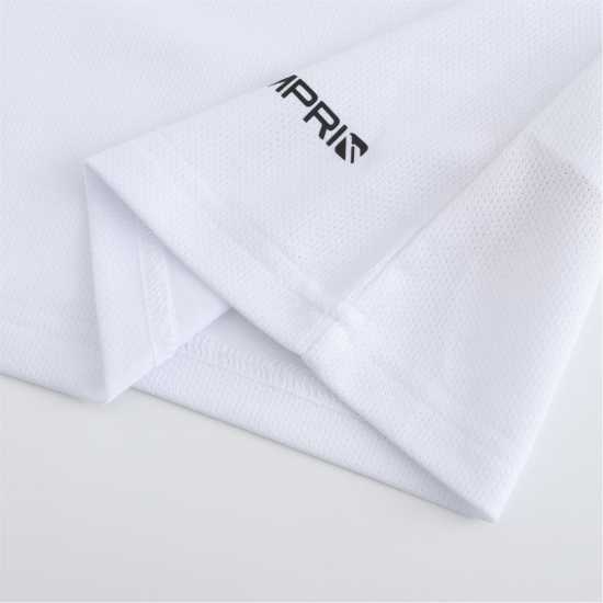 Campri Външен Слой Деца Thermal Baselayer Top Junior Бяло Детски основен слой дрехи