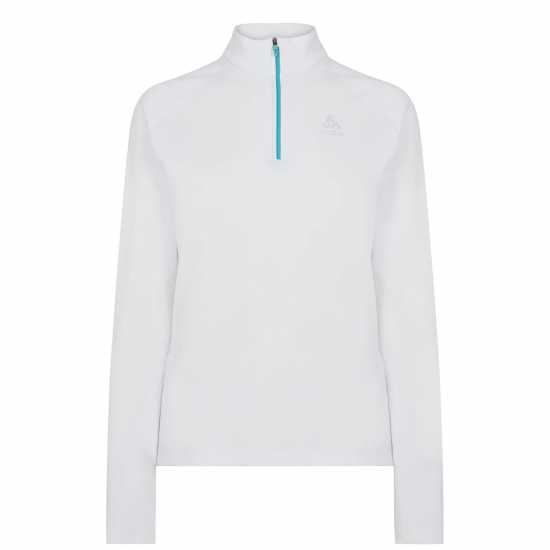 Дамски полар Odlo Half Zip Fleece Top Бяло Odlo Half Zip Fleece Top Бяло Дамски полар