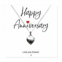 Heart Necklace & Anniversary Gift Card 617-Cdss-Nk