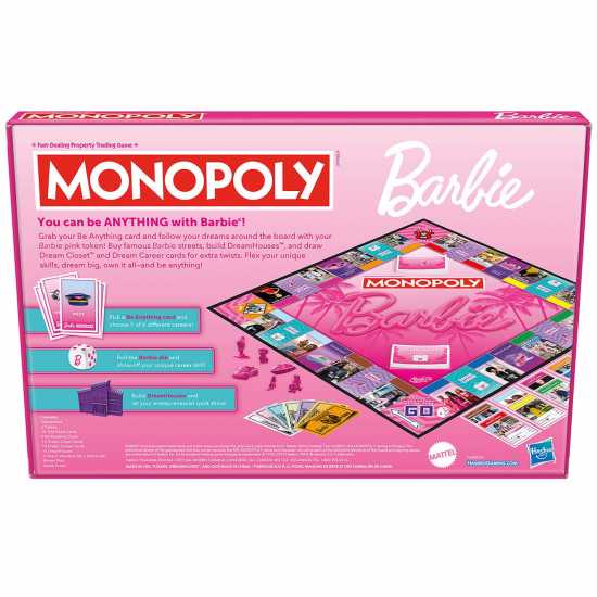 Barbie Monopoly Barbie Edition Barbie Monopoly Barbie Edition