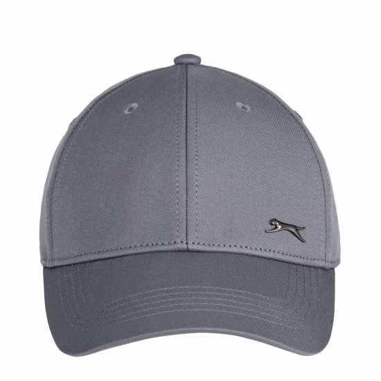 Slazenger Classic Metal Badge Baseball Cap Сиво Шапки с козирка