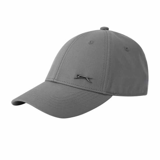 Slazenger Metallic Badge Baseball Cap  Juniors Grey 