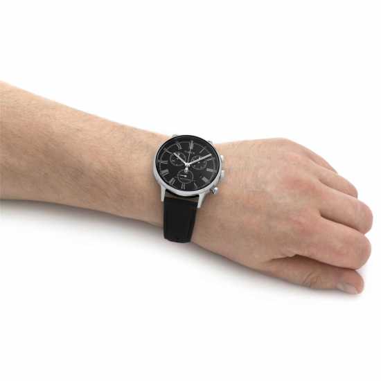 Timex Ръчен Часовник С Хронограф Waterbury Black Chrono Chronograph Watch