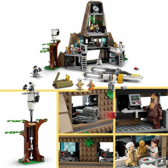 Lego 75365 Star Wars Yavin 4 Rebel Base  Мъжки стоки с герои