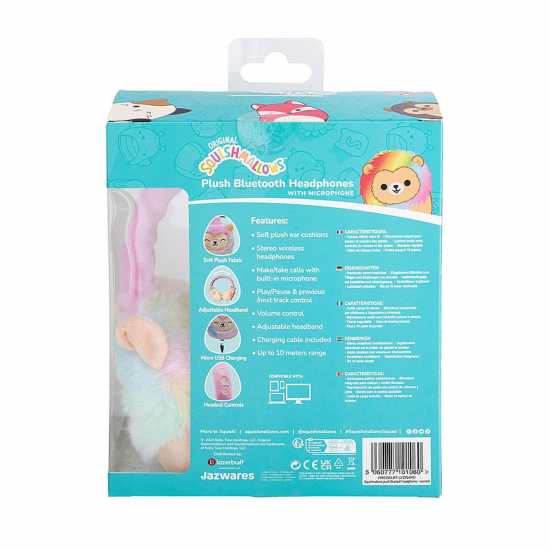 Слушалки Squishmallows Squishmallows Leonard The Lion Plush Headphones Squishmallows Squishmallows Leonard The Lion Plush Headphones Слушалки