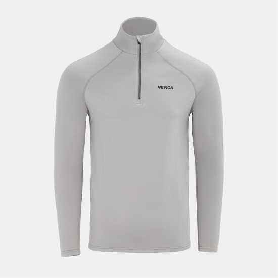 Nevica Men's Vail Zipped Winter Baselayer Top Сиво 