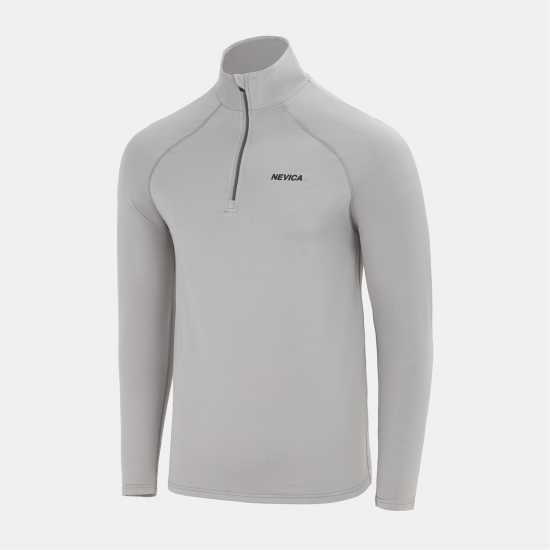 Nevica Men's Vail Zipped Winter Baselayer Top Сиво 