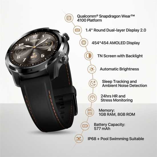 Unisex Mobvoi Ticwatch Pro 3 Lte Smartwatch 145099  Бижутерия