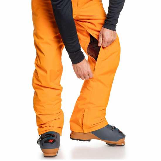 Quiksilver Мъжки Панталон Estate Ski Trousers Mens Оранжево Ски