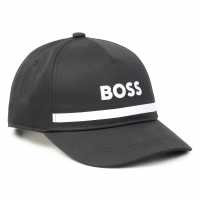 Hugo Boss Шапка С Козирка Момчета Boss Logo Print Cap Junior Boys Черно 09B Шапки с козирка