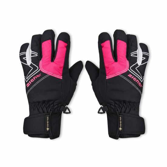 Ziener 1562 Gtx Ski Gloves Juniors Розово Ски