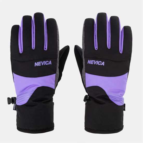 Nevica Meribel Ski Glove Juniors Black/Pink 