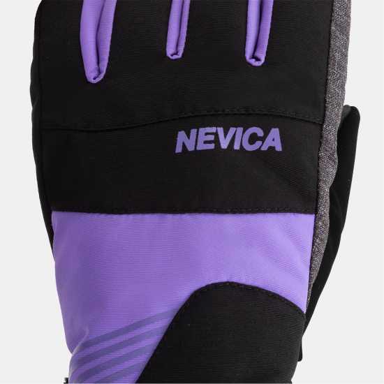 Nevica Meribel Ski Glove Juniors Black/Pink 