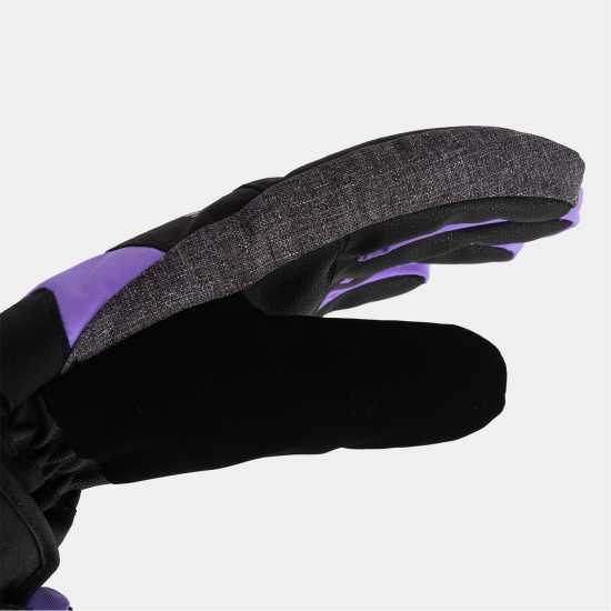 Nevica Meribel Ski Glove Juniors Black/Pink 