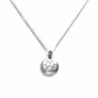 Paw Print Silver Necklace Np-Nkpaw
