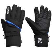 Sale Nevica Meribel Ski Gloves Juniors Black Ски