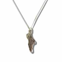 Running Shoe Silver Necklace Np-Nkrn