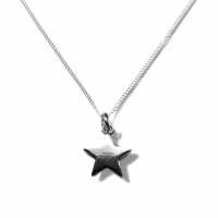 Star Silver Necklace Np-Nkstar