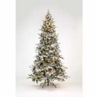 Majestic Pine Snowy Tree With Warm White Leds  Коледна украса