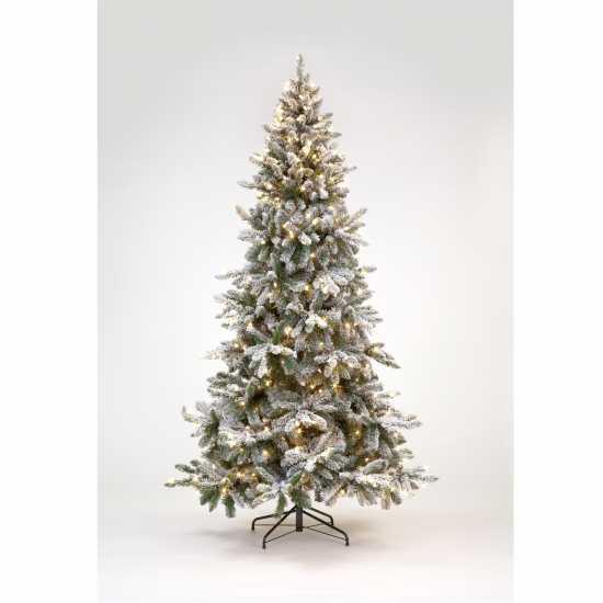 Majestic Pine Snowy Tree With Warm White Leds  Коледна украса