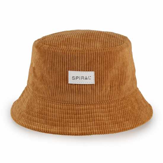 Рибарска Шапка Spiral Spiral Bucket Hat Ld99 Cord Tan 