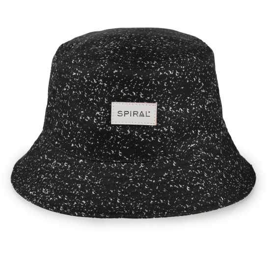 Рибарска Шапка Spiral Spiral Bucket Hat Ld99 Black Speckles 