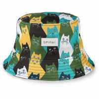Рибарска Шапка Spiral Spiral Bucket Hat Ld99 Cats 
