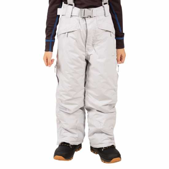 Trespass Kids' Marvelous Ski Trousers Бледо сиво 