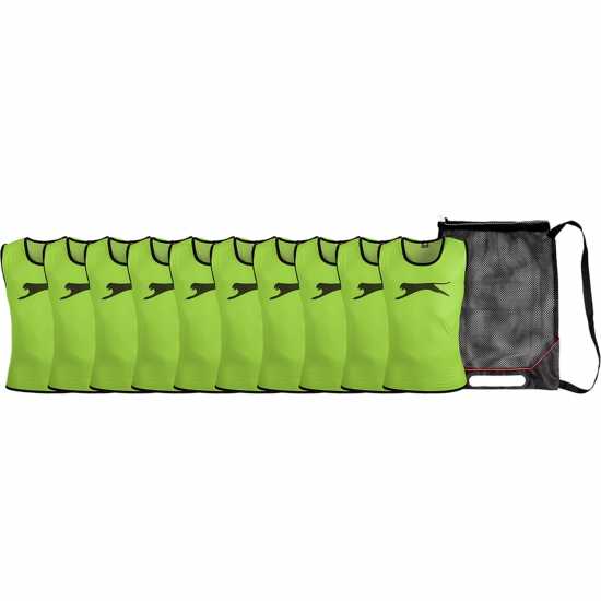 Slazenger Bibs & Storage Bag Pack Green Футболни аксесоари