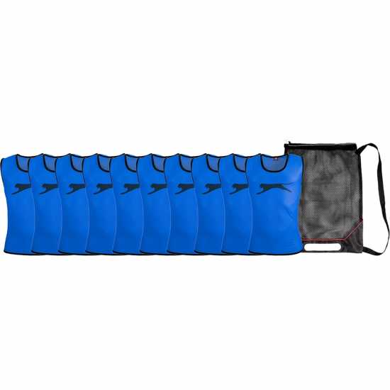 Slazenger Bibs & Storage Bag Pack Blue Футболни аксесоари