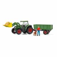 Farm World Tractor With Trailer Toy Playset, 3 To  Подаръци и играчки