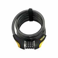 Doberman Combo Cable Lock 12Mm Black/Yellow Колоездачни аксесоари