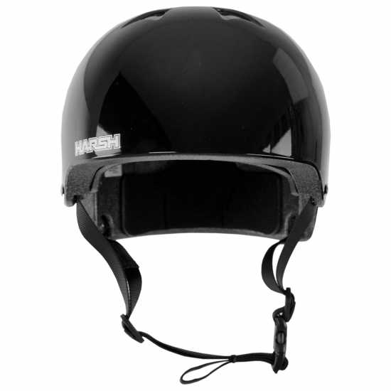 Harsh Hx1 Eps Lightweight Skate/board Helmet Black Gloss Скейтборд