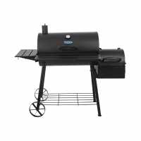 Char Griller Offset Bbq With Side Fire Box Smoker
