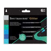 Spectrum Noir Glitter Marker-Cool Elements 6Pc  Подаръци и играчки