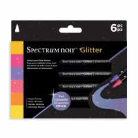 Spectrum Noir Glitter Marker-Vibrant Florals 6Pc  Подаръци и играчки