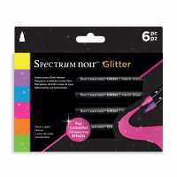 Spectrum Noir Glitter Marker-Neon Lights 6Pc