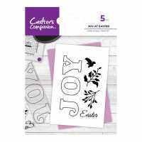 Joy At Easter -5Inch X 2.8Inch Clear Acrylic Stamp