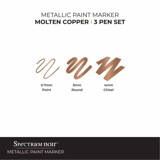 Spectrum Noir-Metallic Paint Marker (3Pc) - Molten