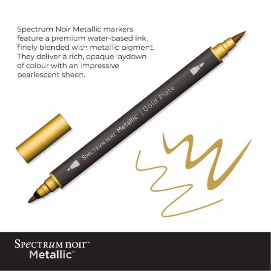 Spectrum Noir Metallic Markers (6Pk) - Antique Ele